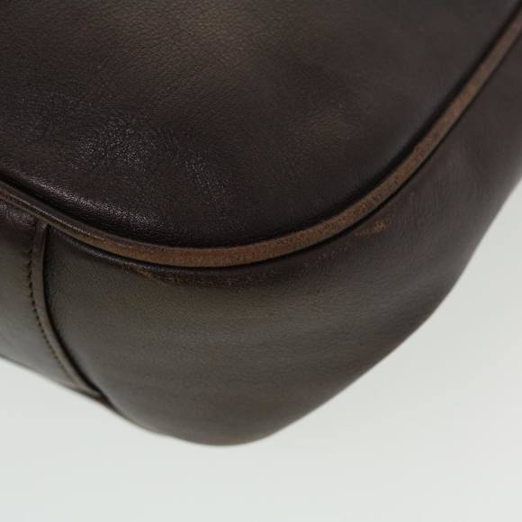 GUCCI Bamboo Hand Bag Leather 2way Black 001.2852.1577.0 Auth bs5868 - Picture 15 of 16